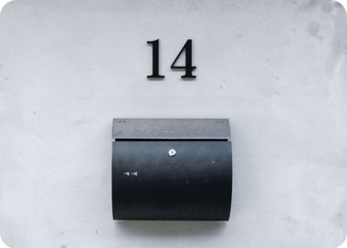 A black rectangular object with a white background.