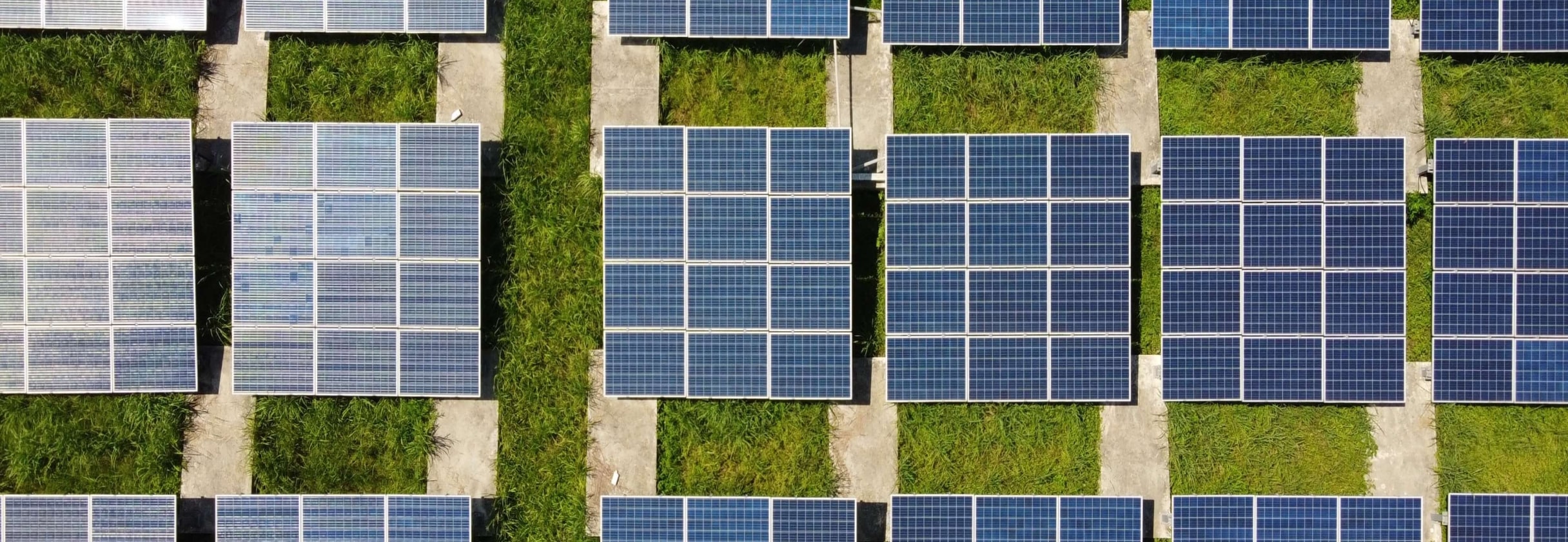 A group of solar panels