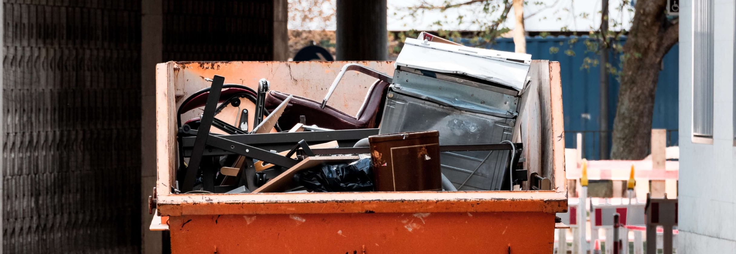 A machine on the street.