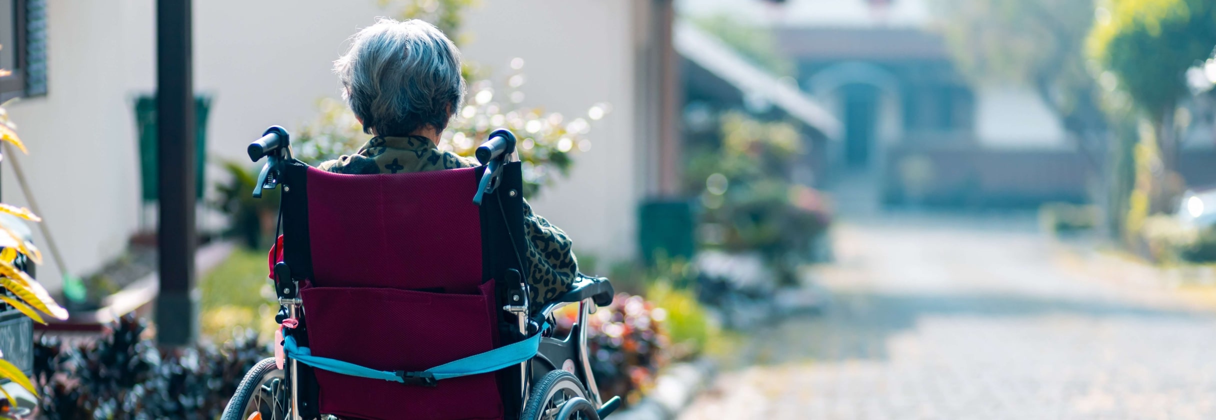 A person riding a bicycle.