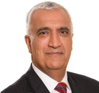 A man in a suit.