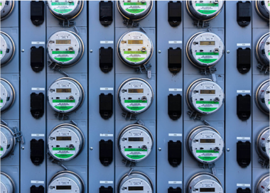 A group of speakers.