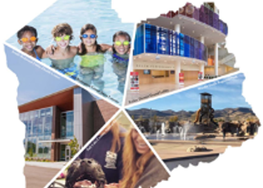 A group of people in a building.