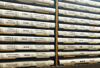 A close-up of some papers.