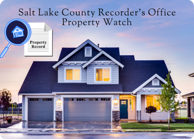 Salt Lake County Recorder's Office Property Watch Pro perm