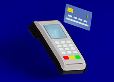 A white calculator and a small white calculator.