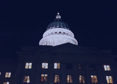 A building with a dome on top.