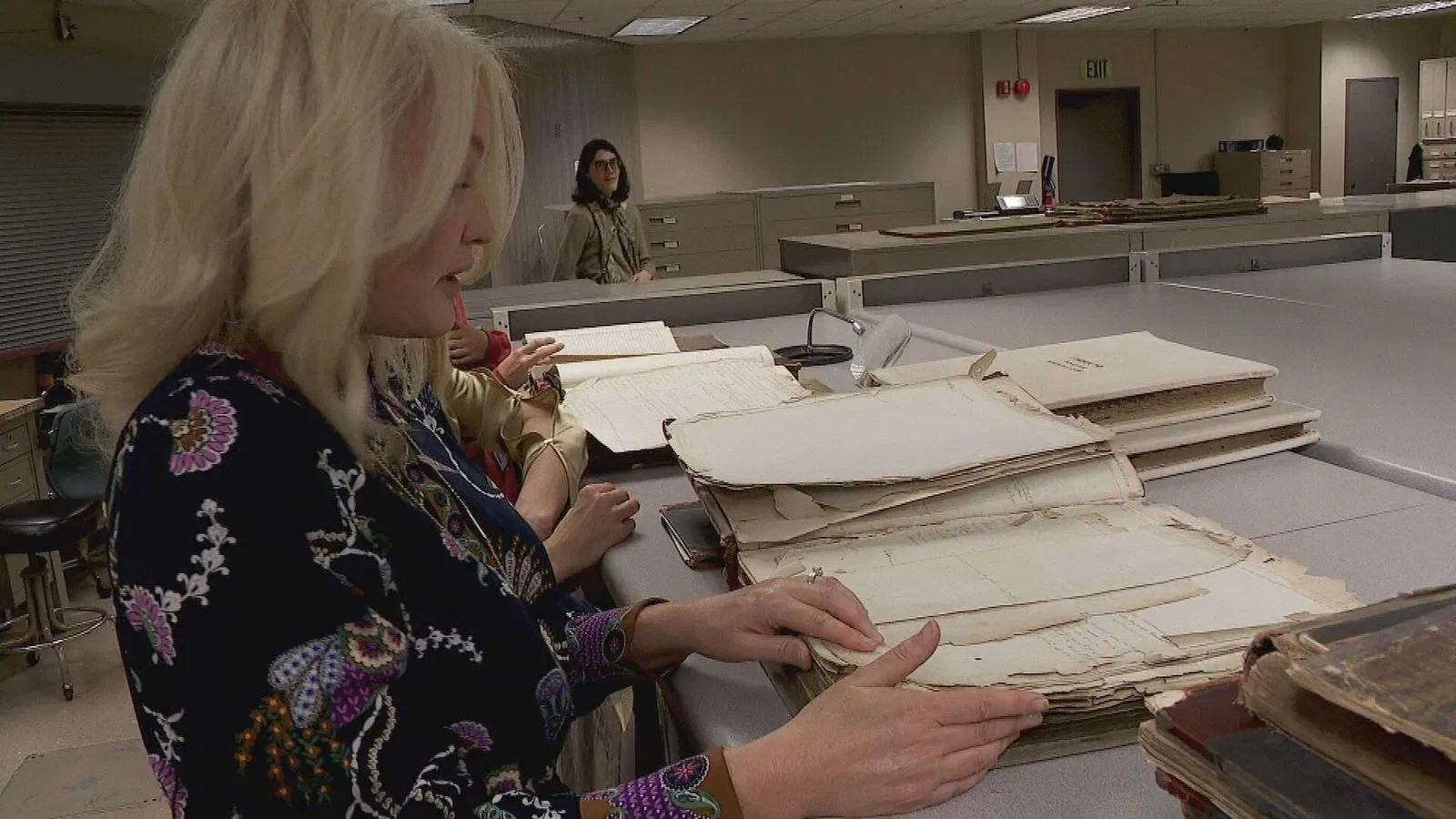 A person working on a project.