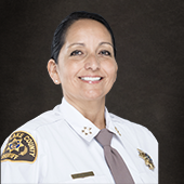 A person in a uniform.