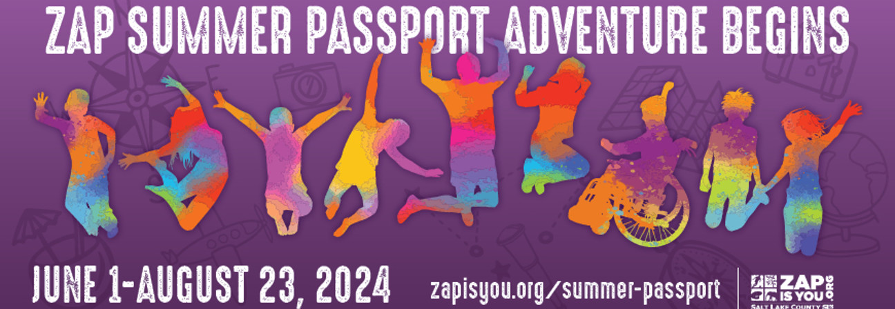 ZAP SUMMER PASSPORT ADVENTURE BEGINS JUNE I-AUGUST 23, 2024 zapisyou.orgysummer-passport
